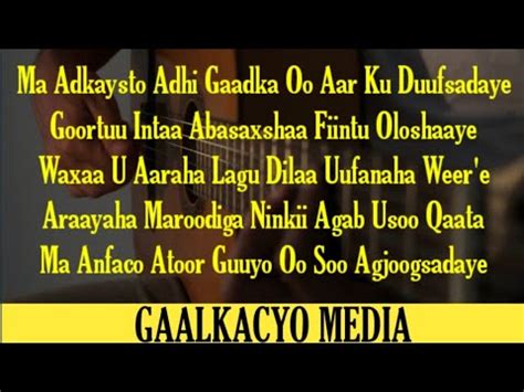 Watch the latest video from shankaroon ina cumar (kolakshan). . Gabaygii ina cumar qadhoon